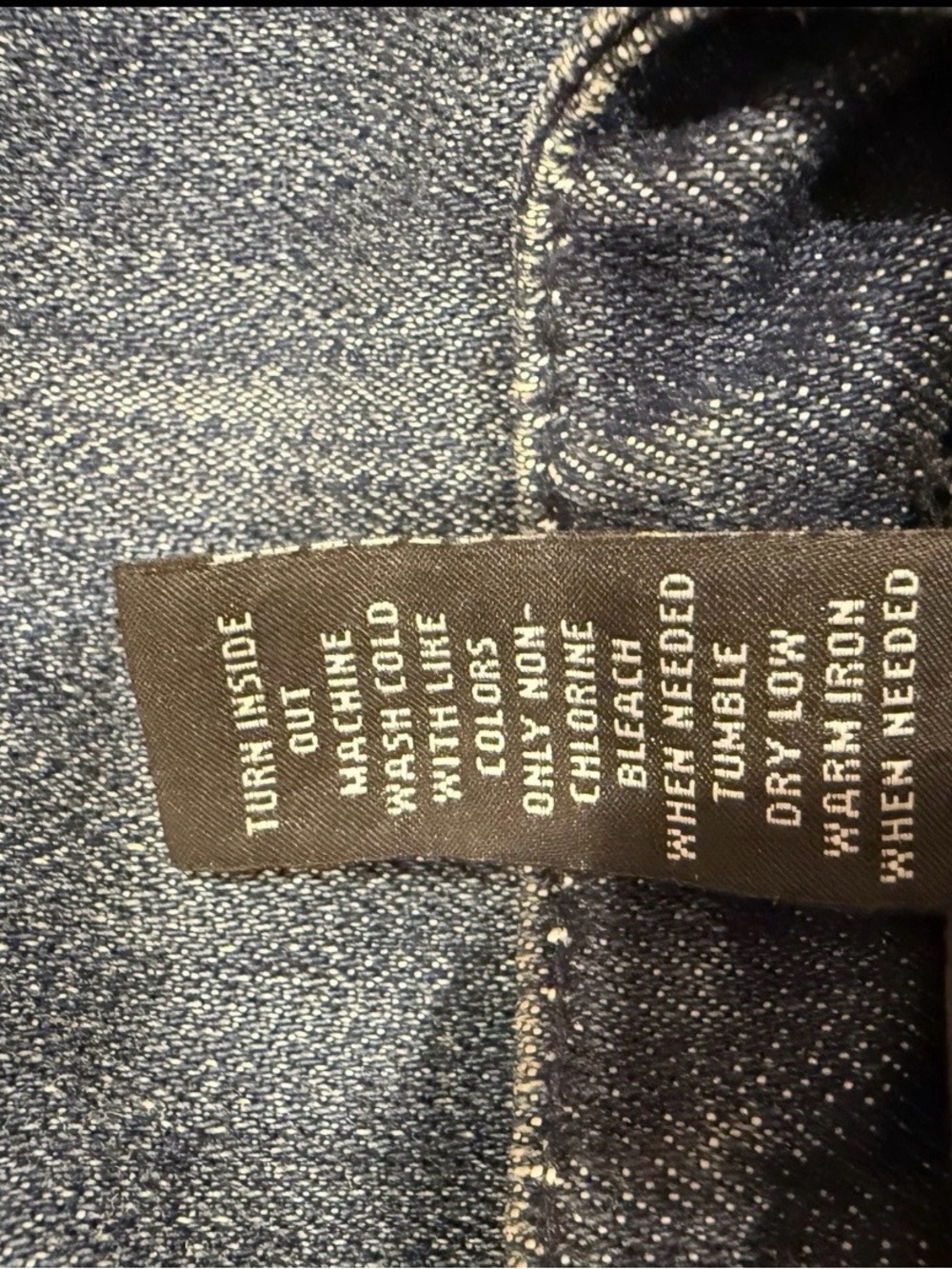 INC International concepts denim Military-Style Jacket - Blue - Picture 6 of 7